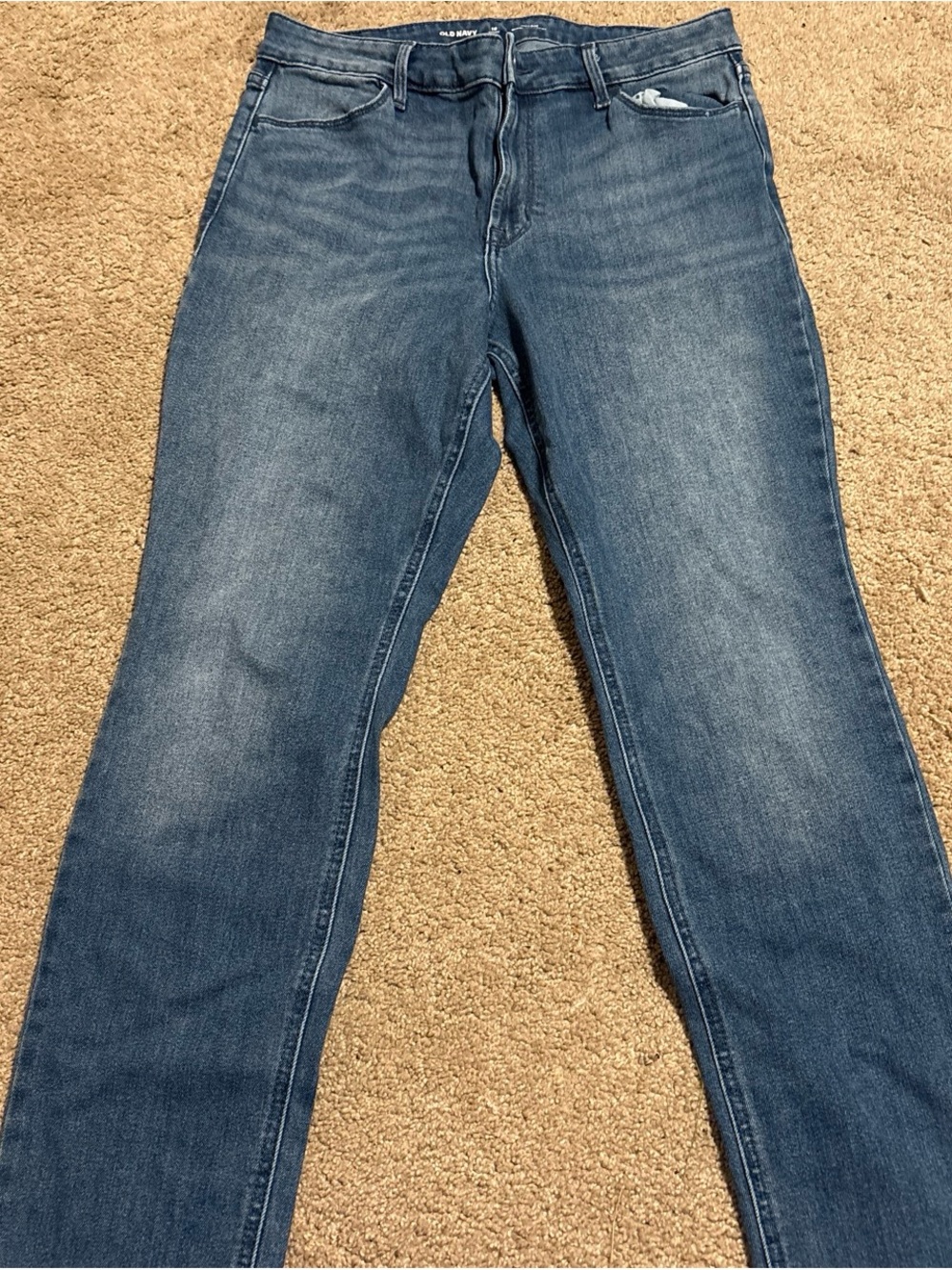 Old Navy Mid Blue Straight Jeans